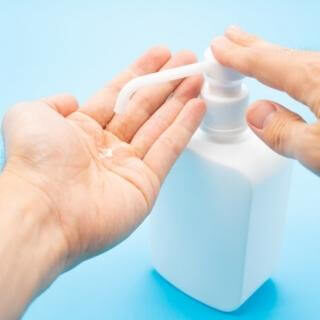 手指の消毒